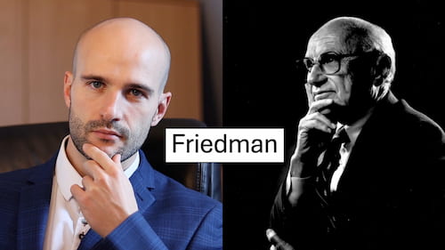 Milton Friedman hangoskönyvek videóval